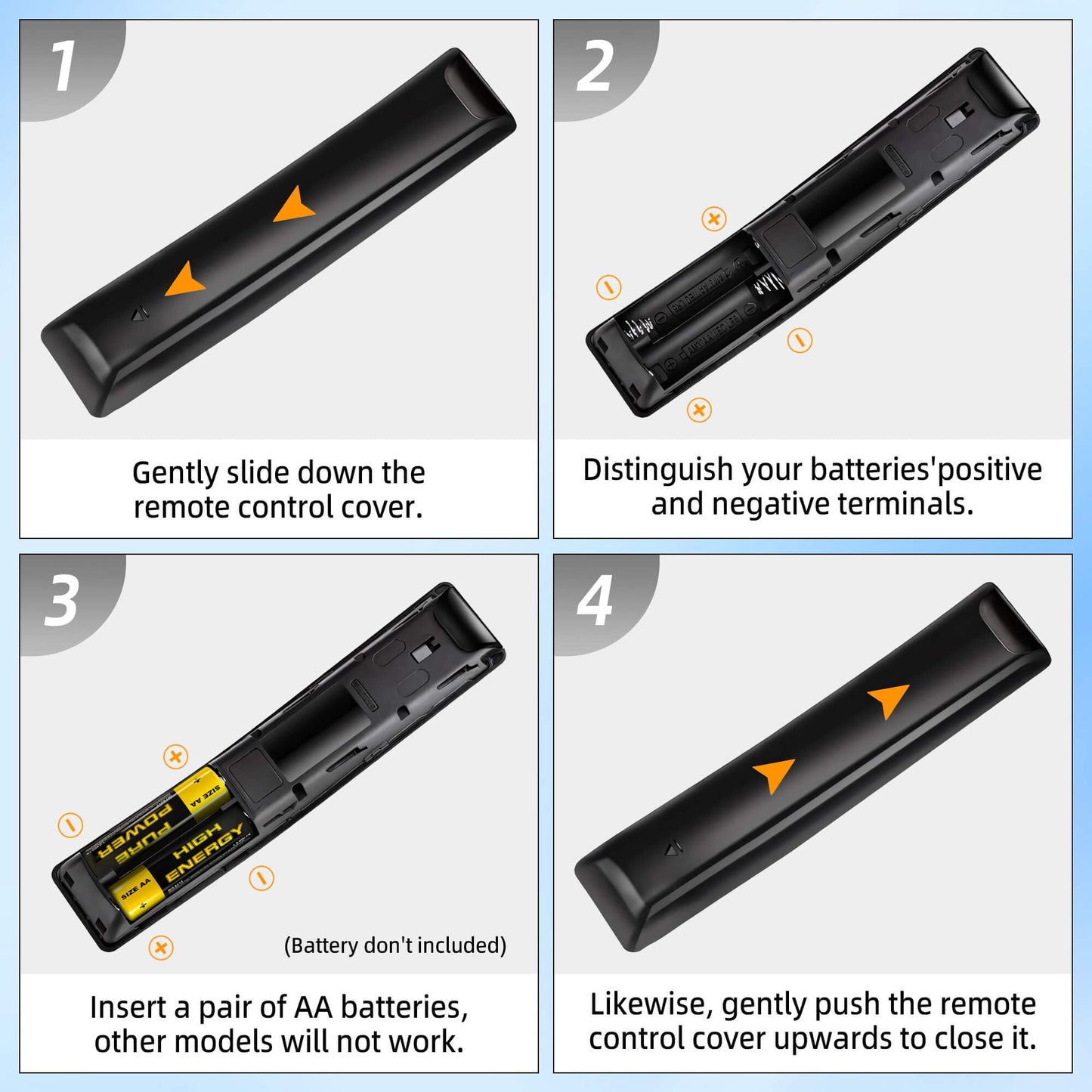 Universal TV Remote for Samsung, Replacement Remote Control for Samsung Smart-TV LCD LED, 1 Pack