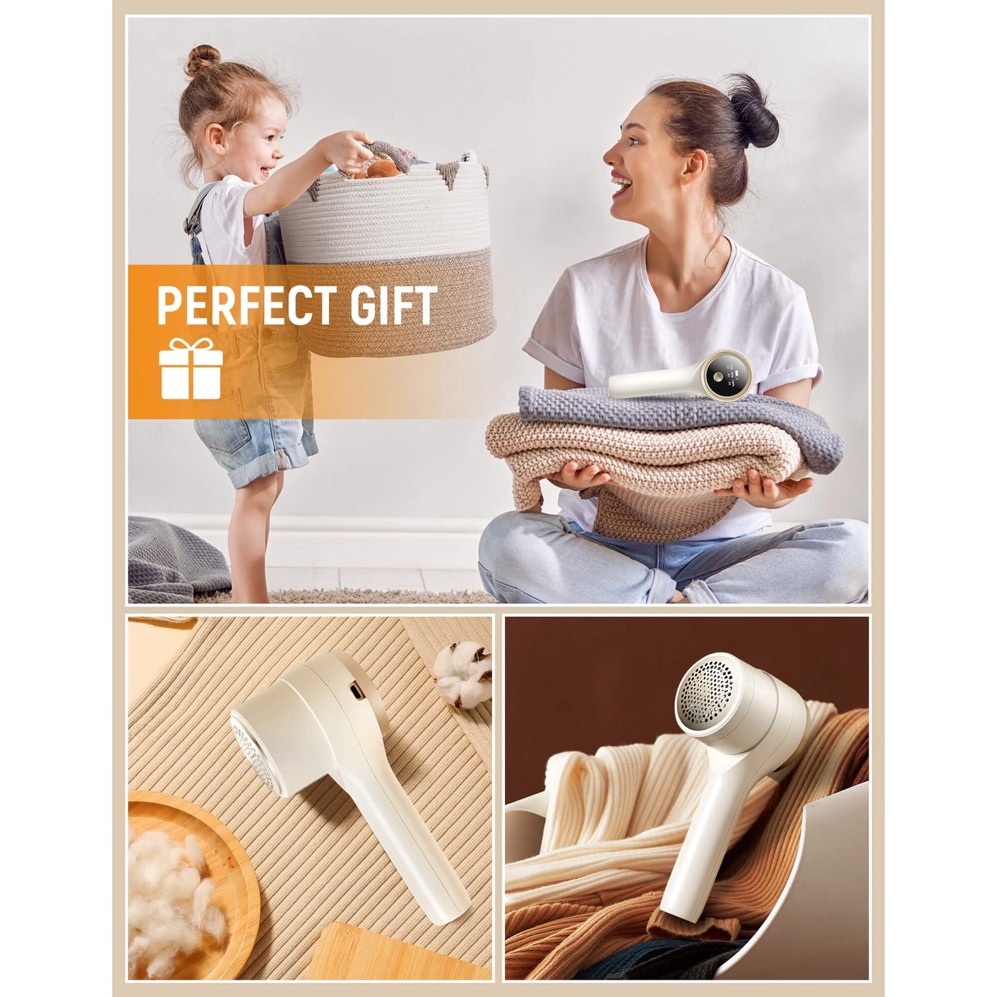 Sentryse Fabric Shaver, Lint Remover Rechargeable, Electric Portable Sweater Defuzzer for Clothes