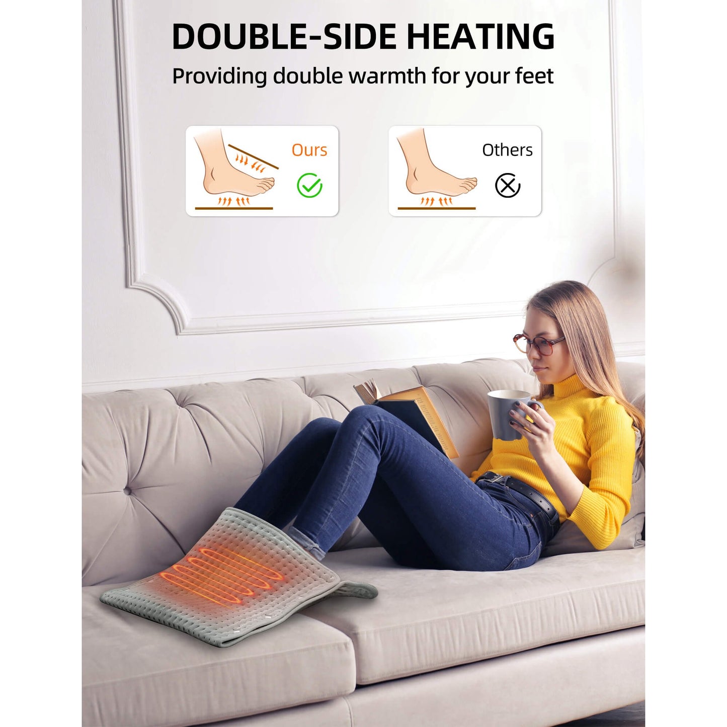 Sentryse Weighted Blanket for Adult, Small Weighted Blanket Travel Size, Weighted Lap Blanket Throw for Calming & Relaxing, 33"x18", Gray