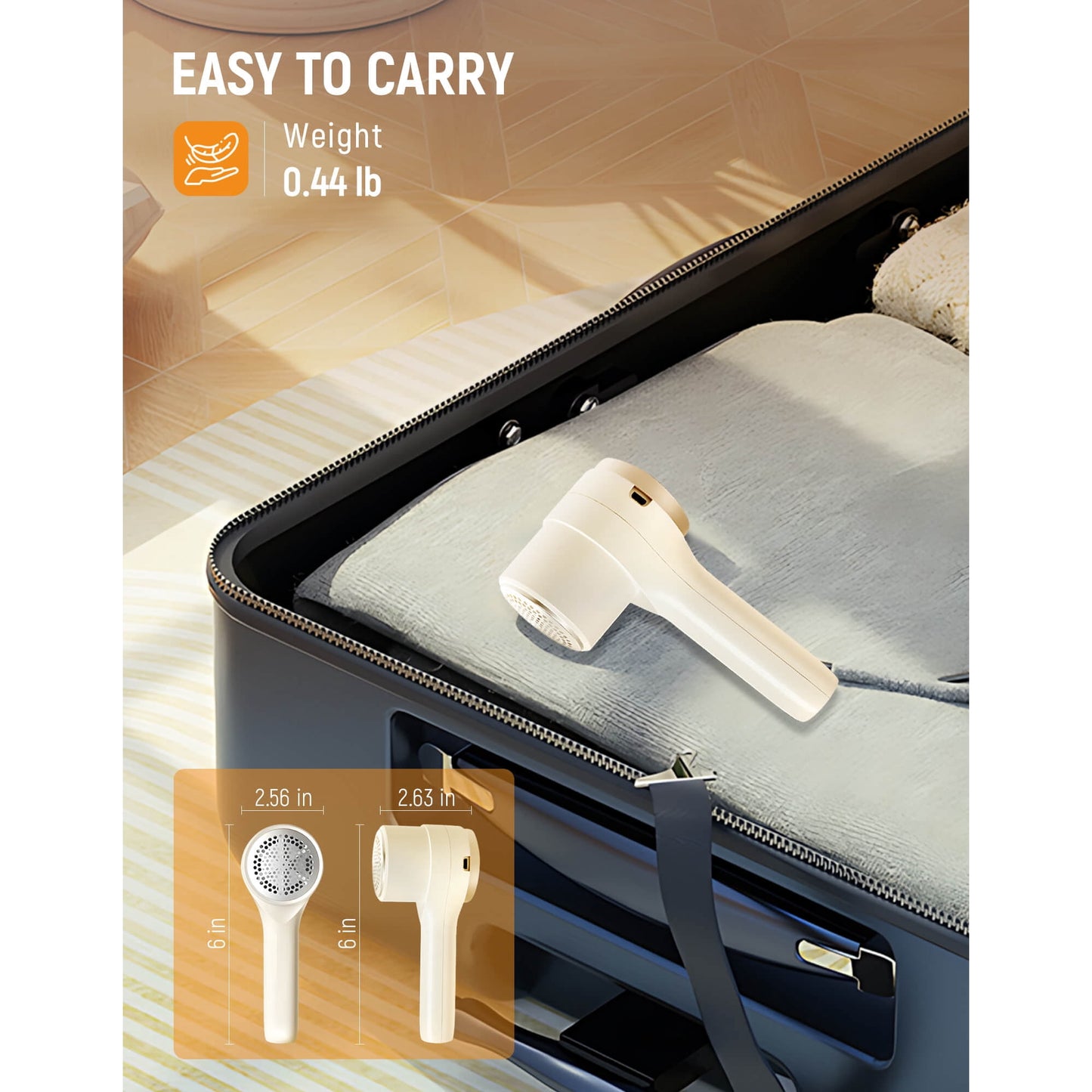 Sentryse Fabric Shaver, Lint Remover Rechargeable, Electric Portable Sweater Defuzzer for Clothes