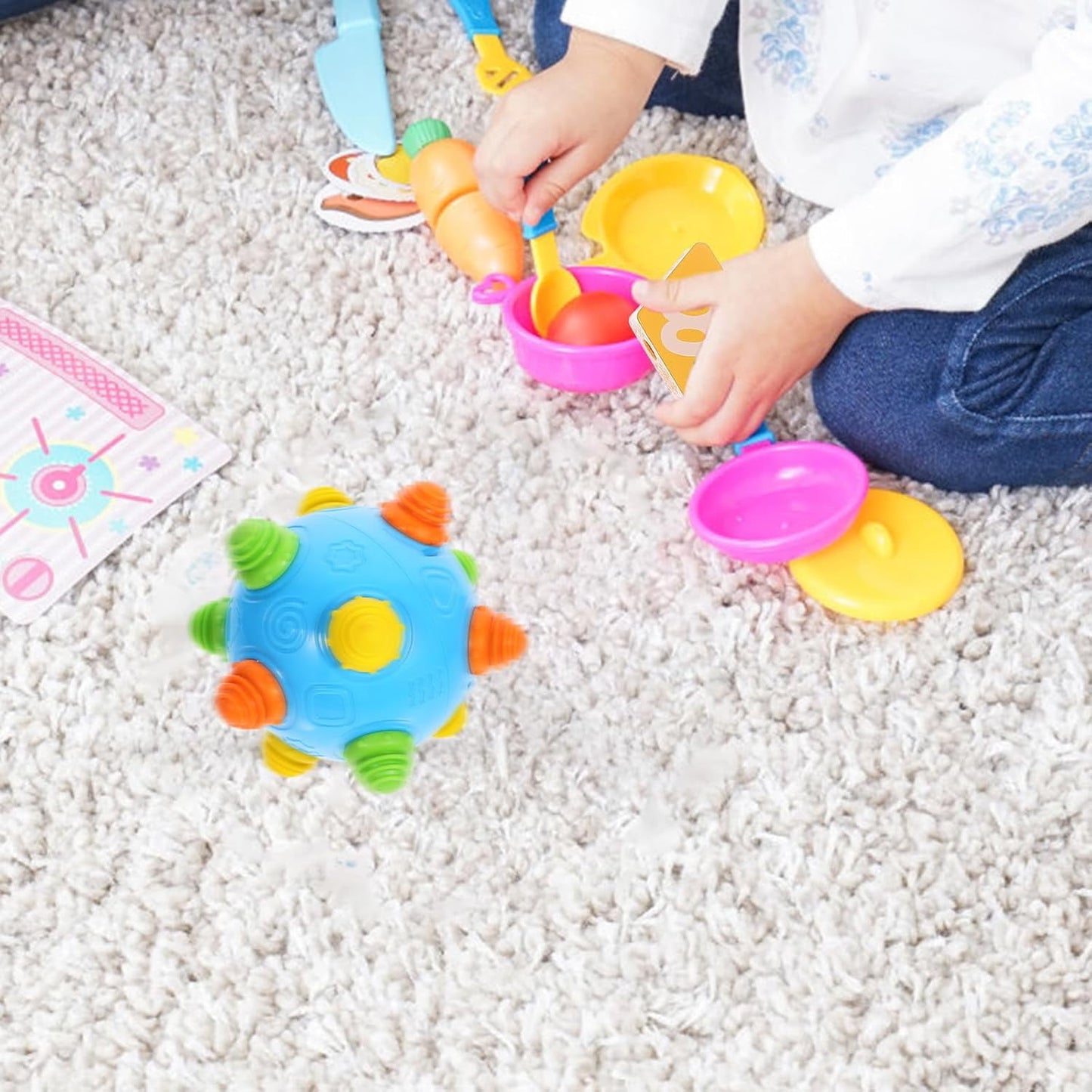 Sentryse Toddlers Baby Music Shake Dancing Ball Toy, Move and Crawl Ball Toys for 3+ Year Old Boys Girls, 1 pack