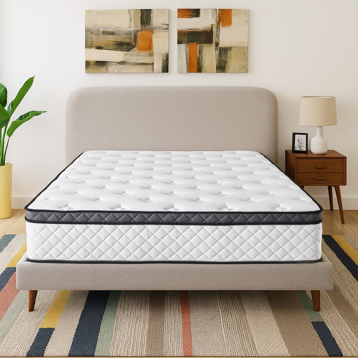 12" Hybrid Mattress in a Box, Adult, King