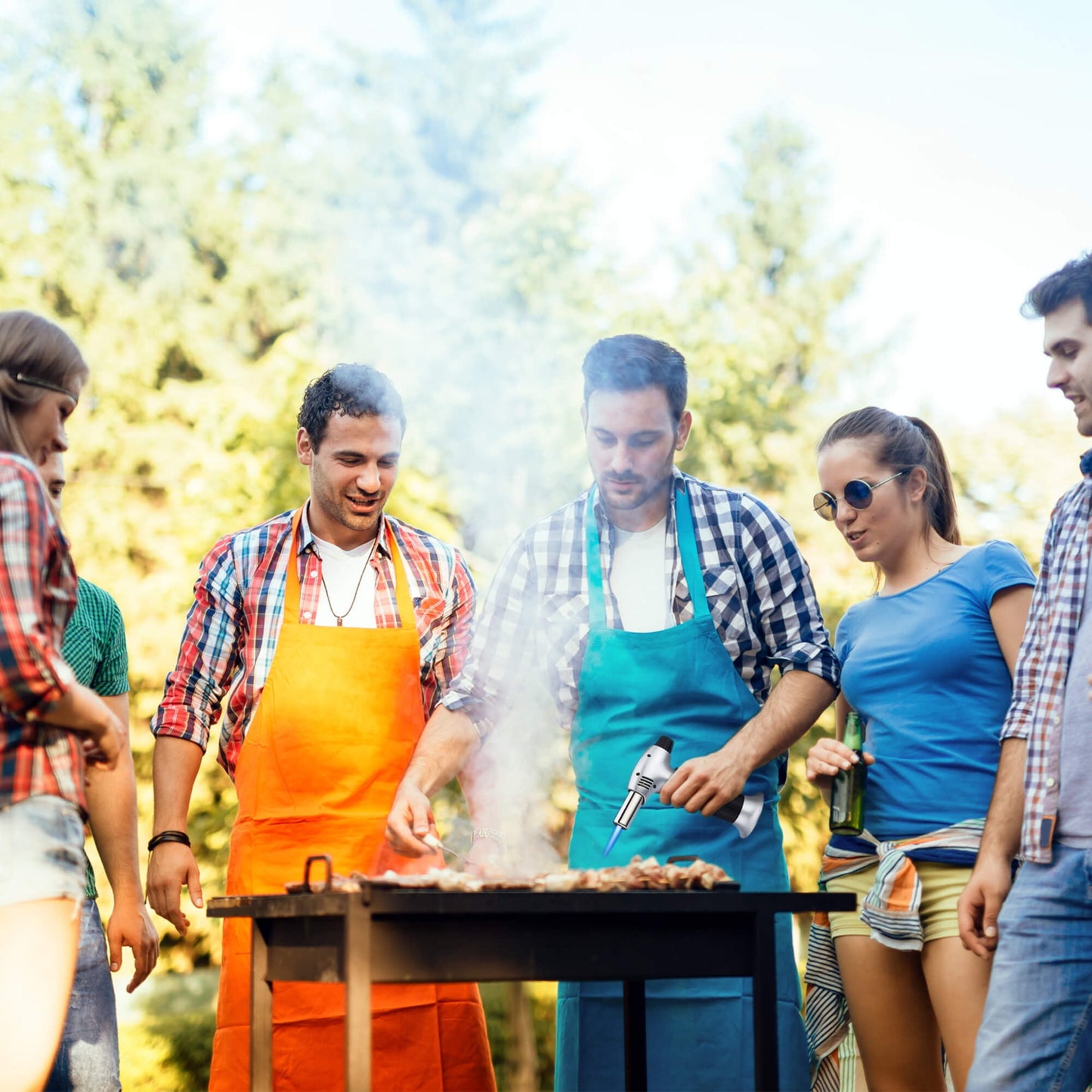 Sentryse Culinary Butane Torch, Professional Cooking Torch Lighter Butane Refillable for Baking BBQ