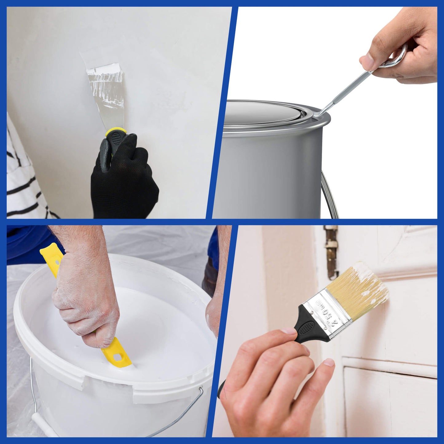 Sentryse Paint Roller Kit, 33 Pcs Paint Rollers with Extension Pole, Roller Paint Brush for Painting Walls