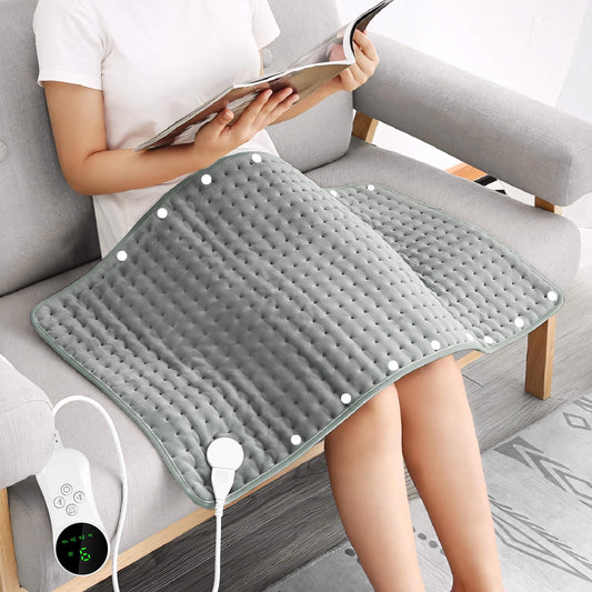 Sentryse Weighted Blanket for Adult, Small Weighted Blanket Travel Size, Weighted Lap Blanket Throw for Calming & Relaxing, 33"x18", Gray