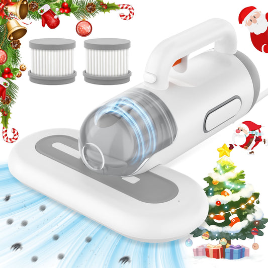 Sentryse Mattress Vacuum Cleaner, Bed Vacuum Cleaner 11Kpa Strong Suction with 253.7nm UV-C Light, Versatile Handheld Vacuums for Bed, Sofa, Couch, Pillow, 400W, Corded