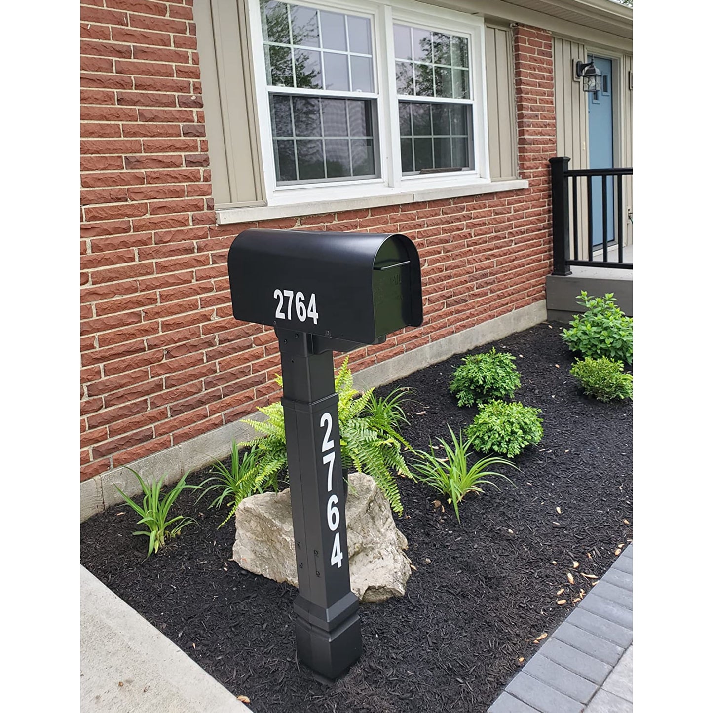 Sentryse Reflective Mailbox Numbers for Outside, 5 Sets Waterproof Mailbox Numbers Stickers for Mailbox, Door, Garbage Bins, Self Adhesive