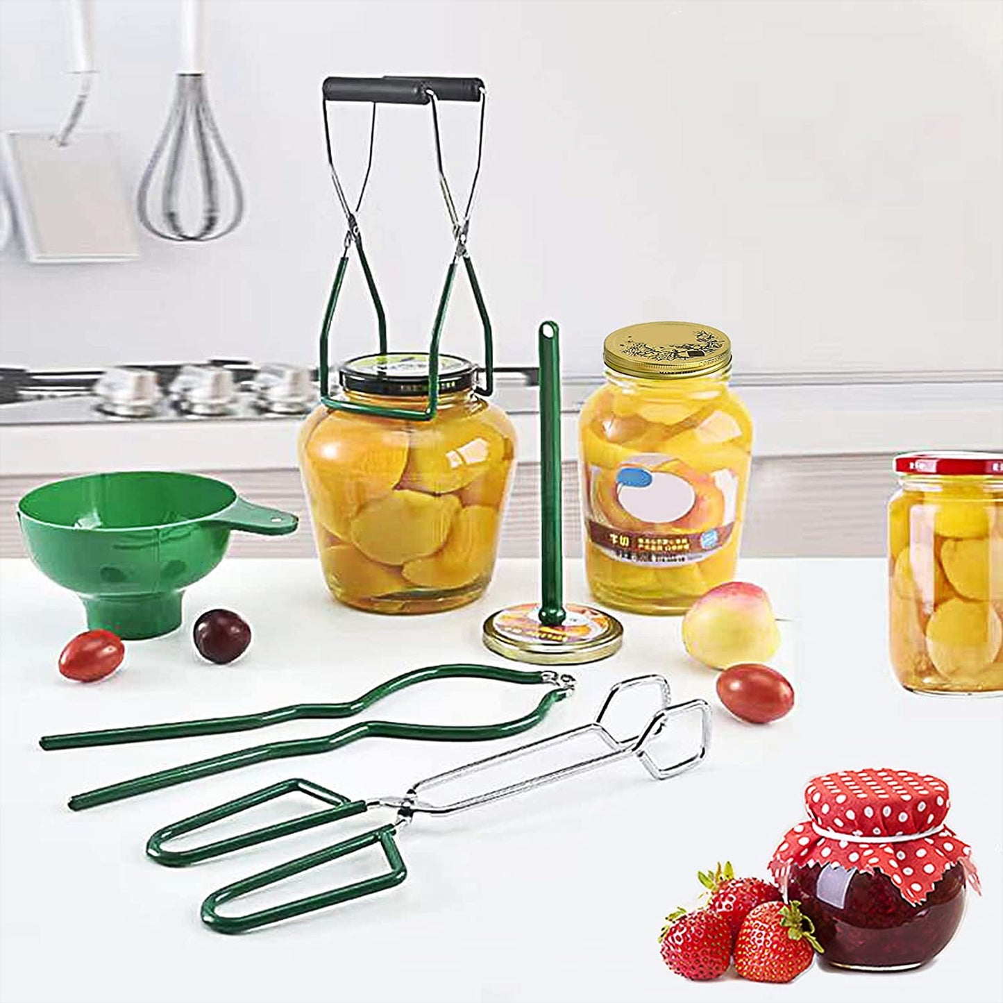 Sentryse Canning Kit, 5 Piece Canning Supplies Starter Kit, Stainless Steel Canning Set for Beginner