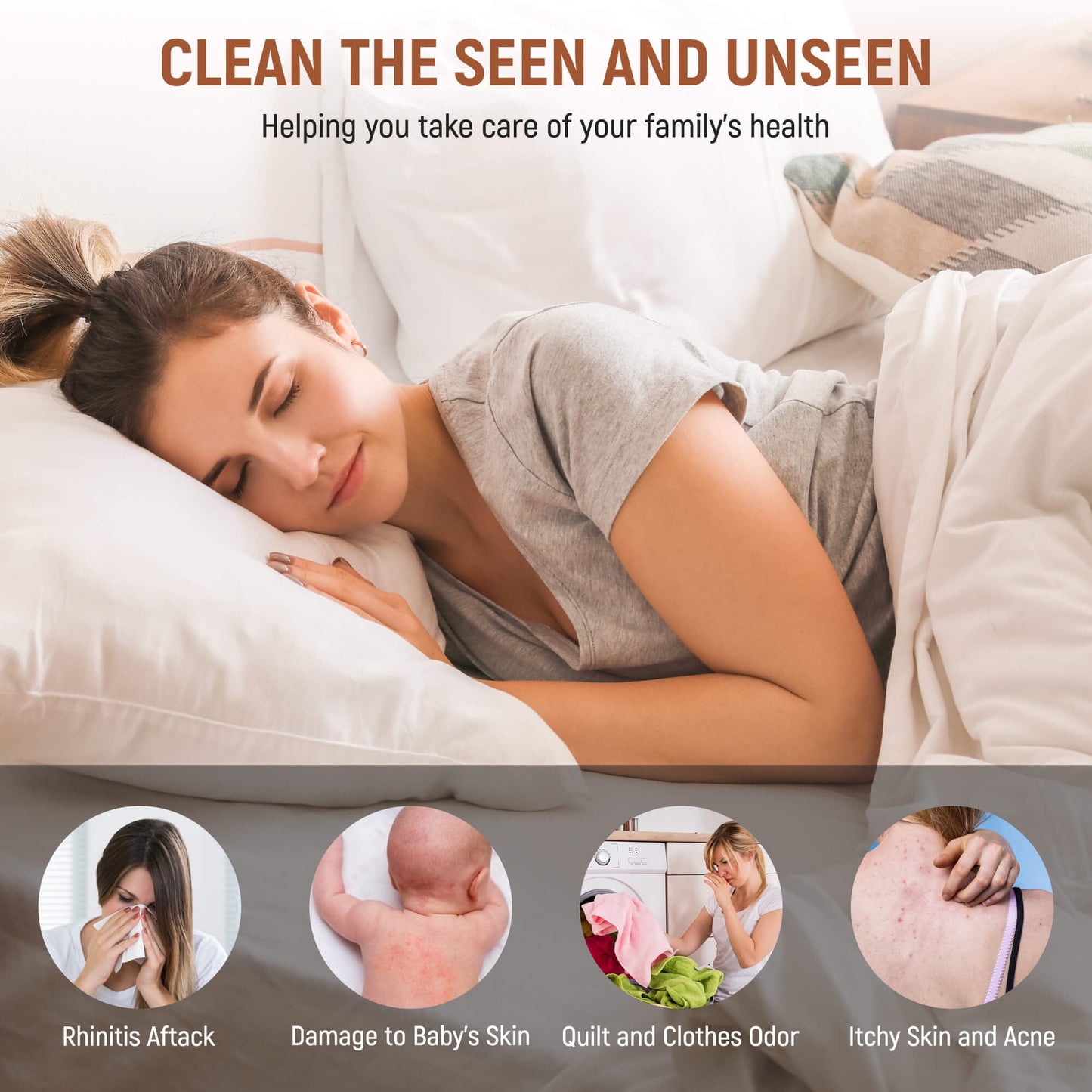 Sentryse Mattress Vacuum Cleaner, Bed Vacuum Cleaner 11Kpa Strong Suction with 253.7nm UV-C Light, Versatile Handheld Vacuums for Bed, Sofa, Couch, Pillow, 400W, Corded